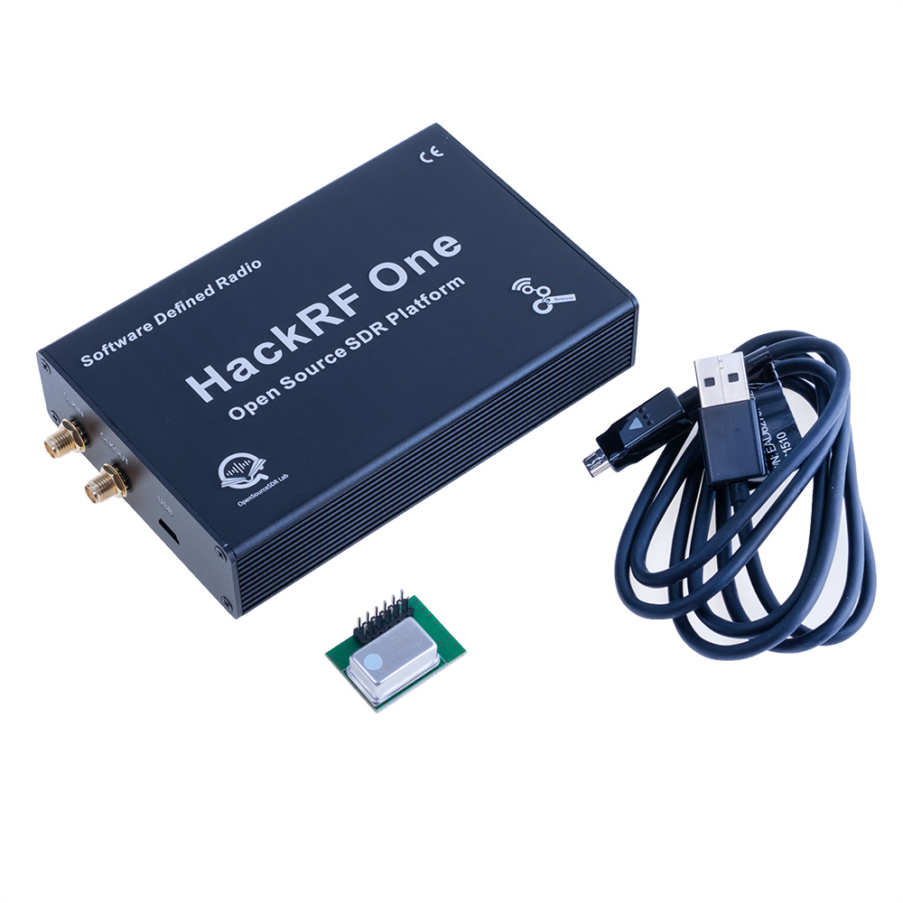 SDR-трансивер HackRF One R9 в металевому корпусі + TCXO + кабель (без антен)