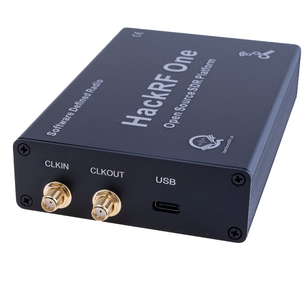 SDR-трансивер HackRF R10C в металевому корпусі + TCXO + кабель (без антен)