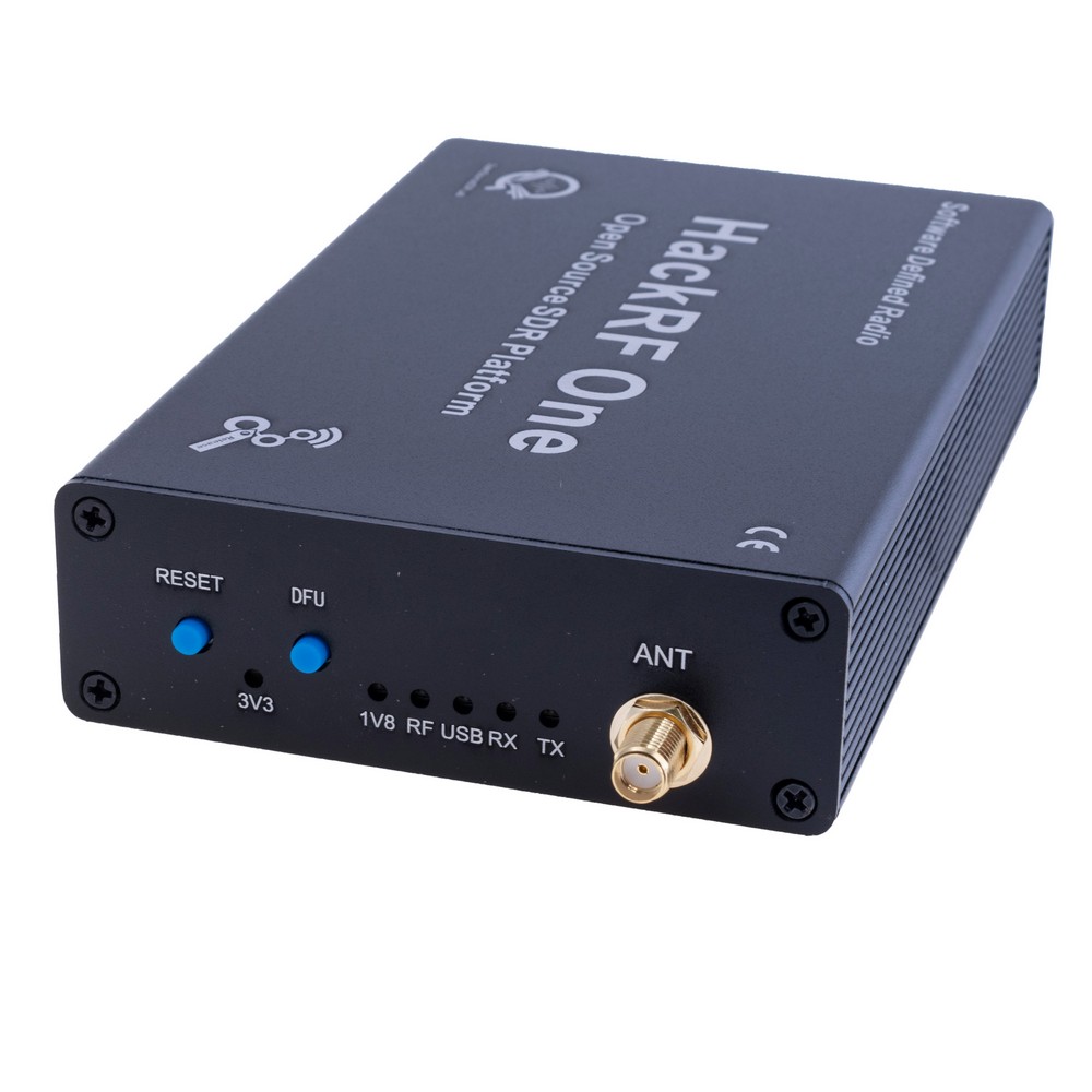 SDR-трансивер HackRF R10C в металевому корпусі + TCXO + кабель (без антен)