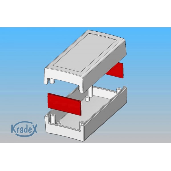 Z99F (Z-99F) (Kradex, корпус, ABS, чорний, 51,54х60,66х120,8мм, комплект + світлофільтр)