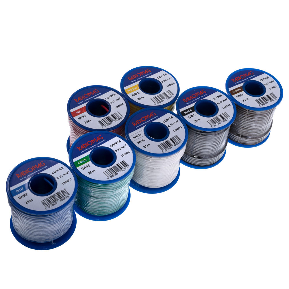 Set of copper wires 0.75mm2