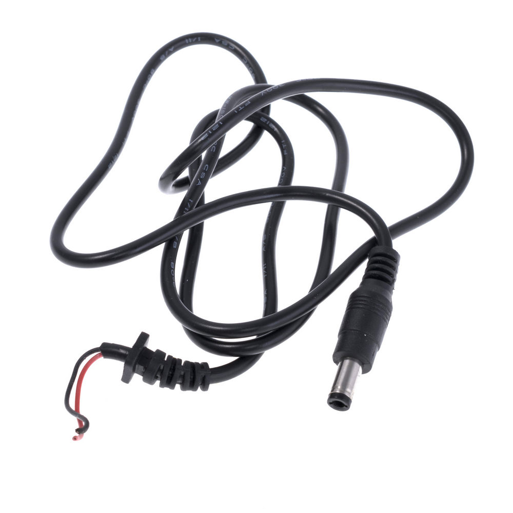 Шнур питания с хвостовиком, разъем 2,1*5,5, длина кабеля 0,85м