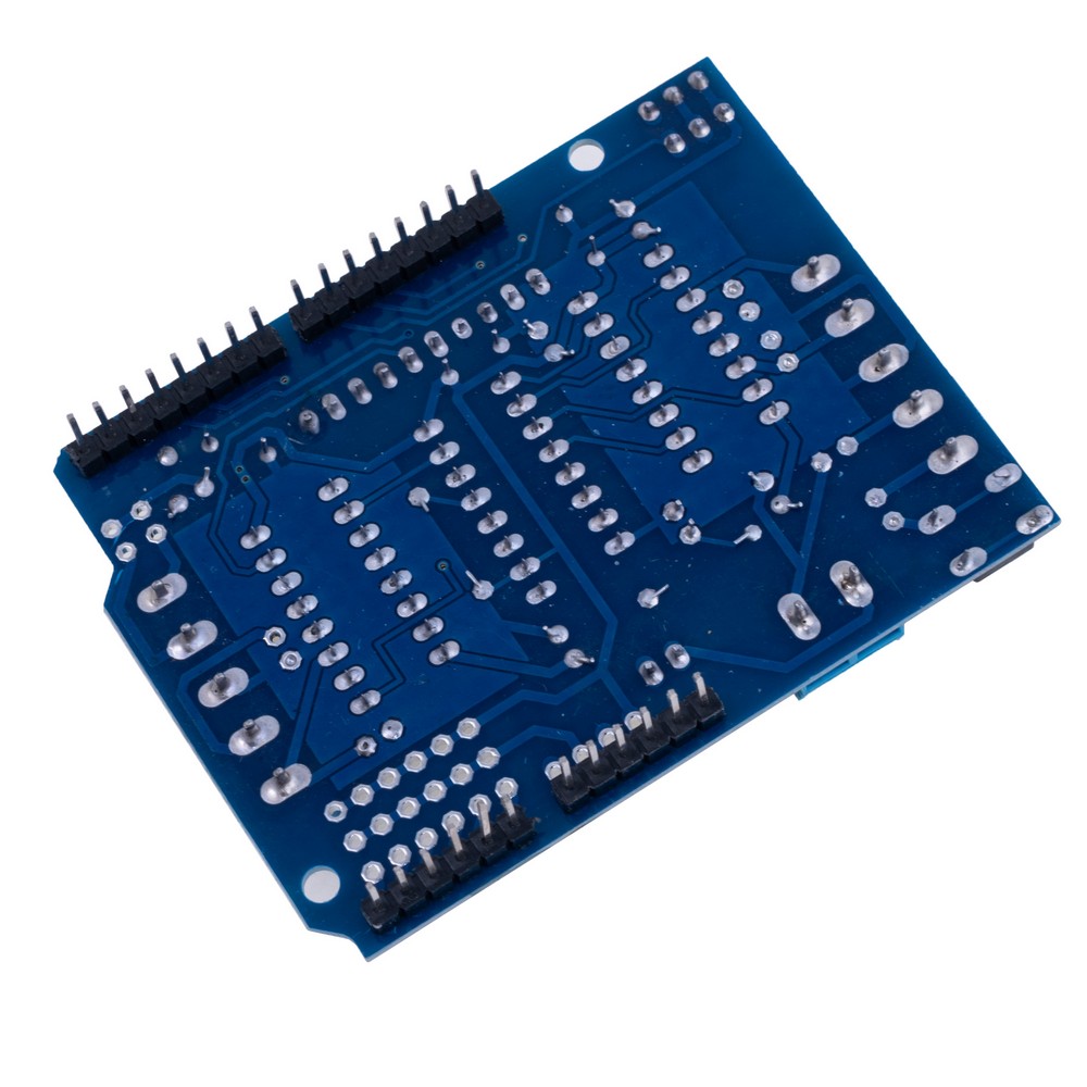 Шилд управління двома кроковими двигунами на L293D