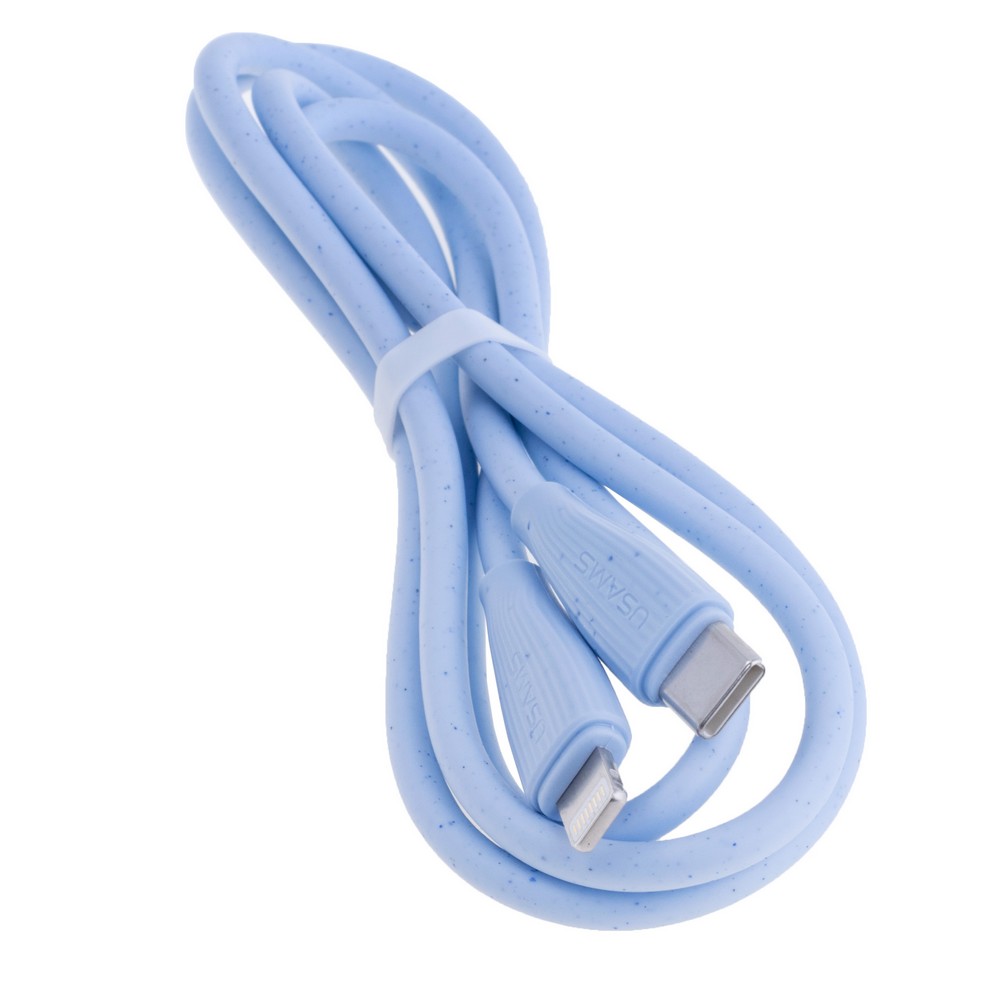 SJ717 Type-C To Lightning 30W Fast Charging Data Cable - Green Series 1M (SJ717USB03 Blue – USAMS)