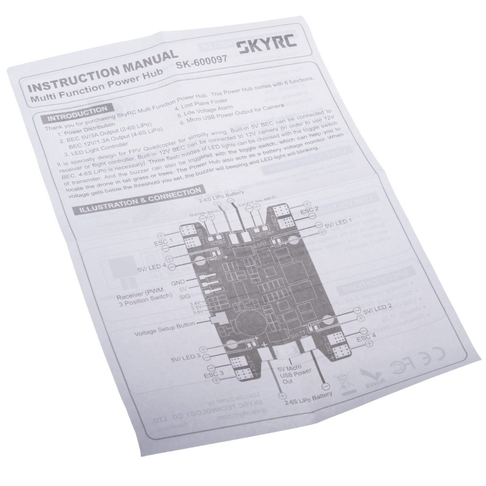 Multi Function Power Hub (SK-600097-02-SkyRC)