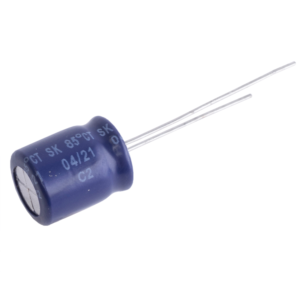 220uF 50V SK 10x12mm 85°C (SK050M0220A5F-1012-Yageo) (електролітичний конденсатор)