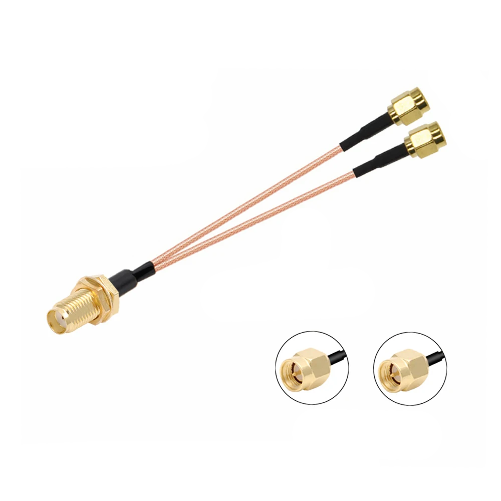Розгалужувач SMA Female-2x SMA Male 30cm RG178