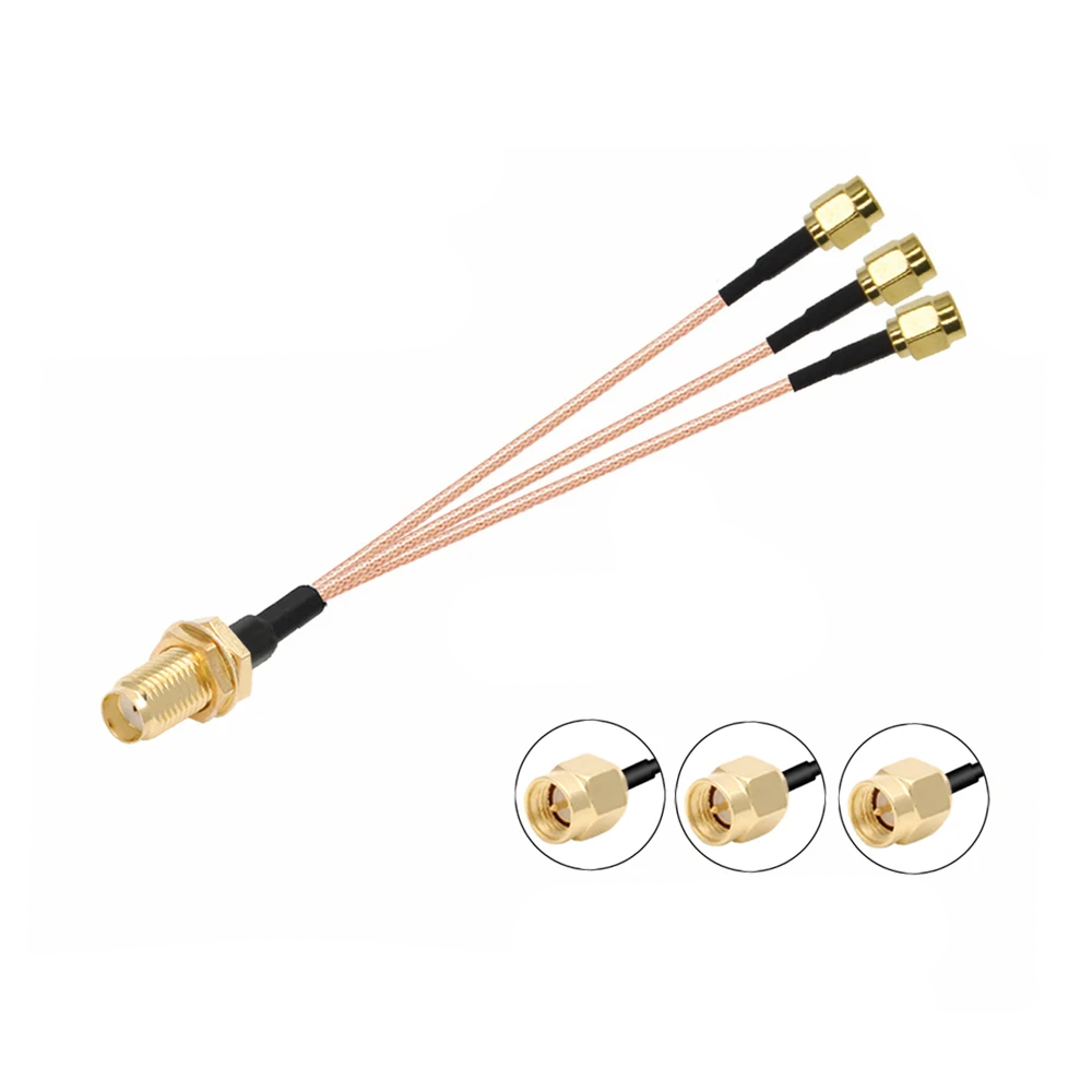 Розгалужувач SMA Female-3x SMA Male 30cm RG178