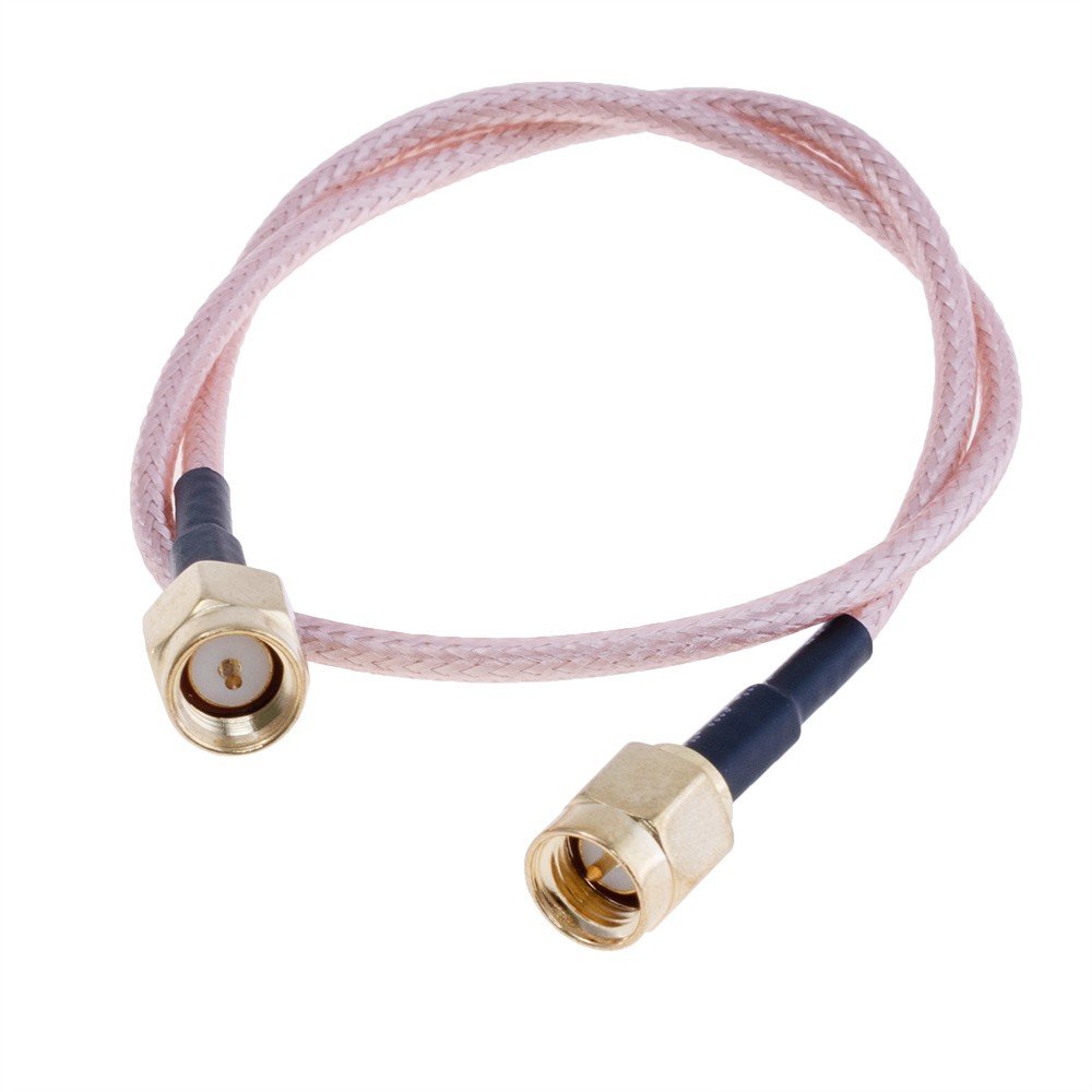 Перехідник SMA-M в SMA-M RG316 провід 30см.