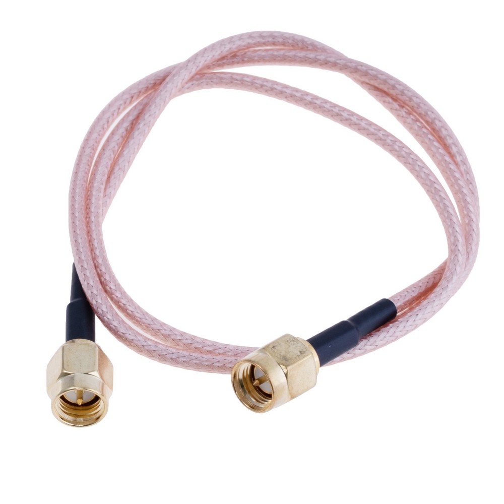 Перехідник SMA-M в SMA-M RG316 провід 50см.