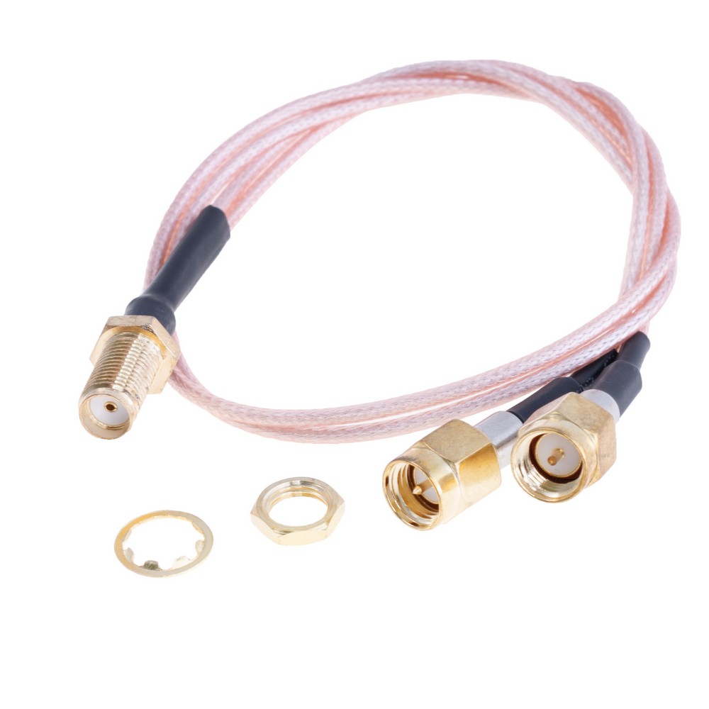 Розгалужувач SMA Female-2x SMA Male 30cm RG178