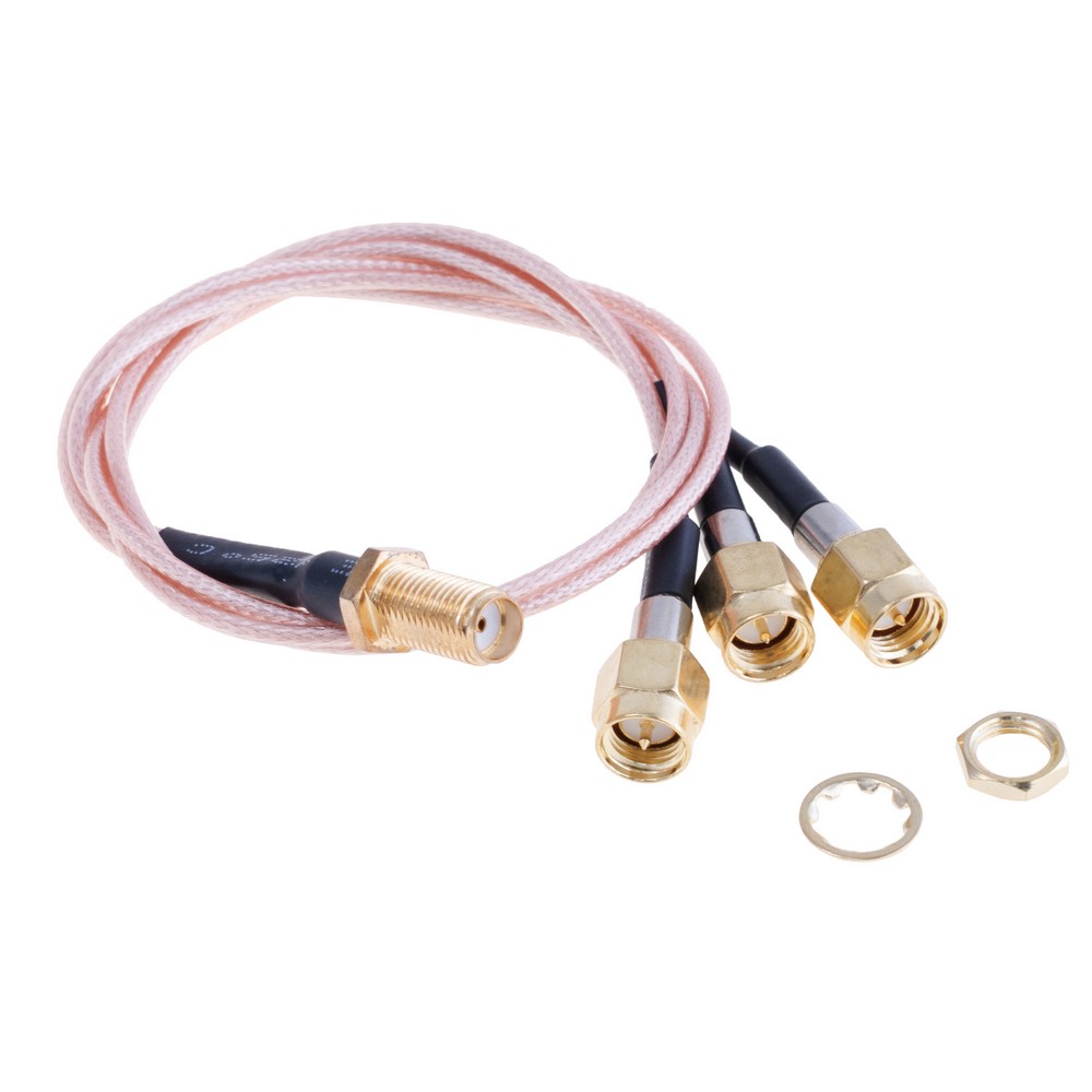 Розгалужувач SMA Female-3x SMA Male 30cm RG178