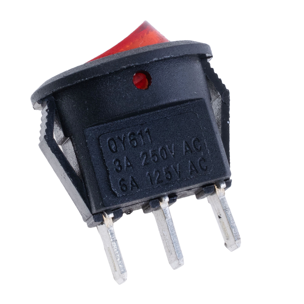 SMRS-102-2 ON-ON 3A 220V Red