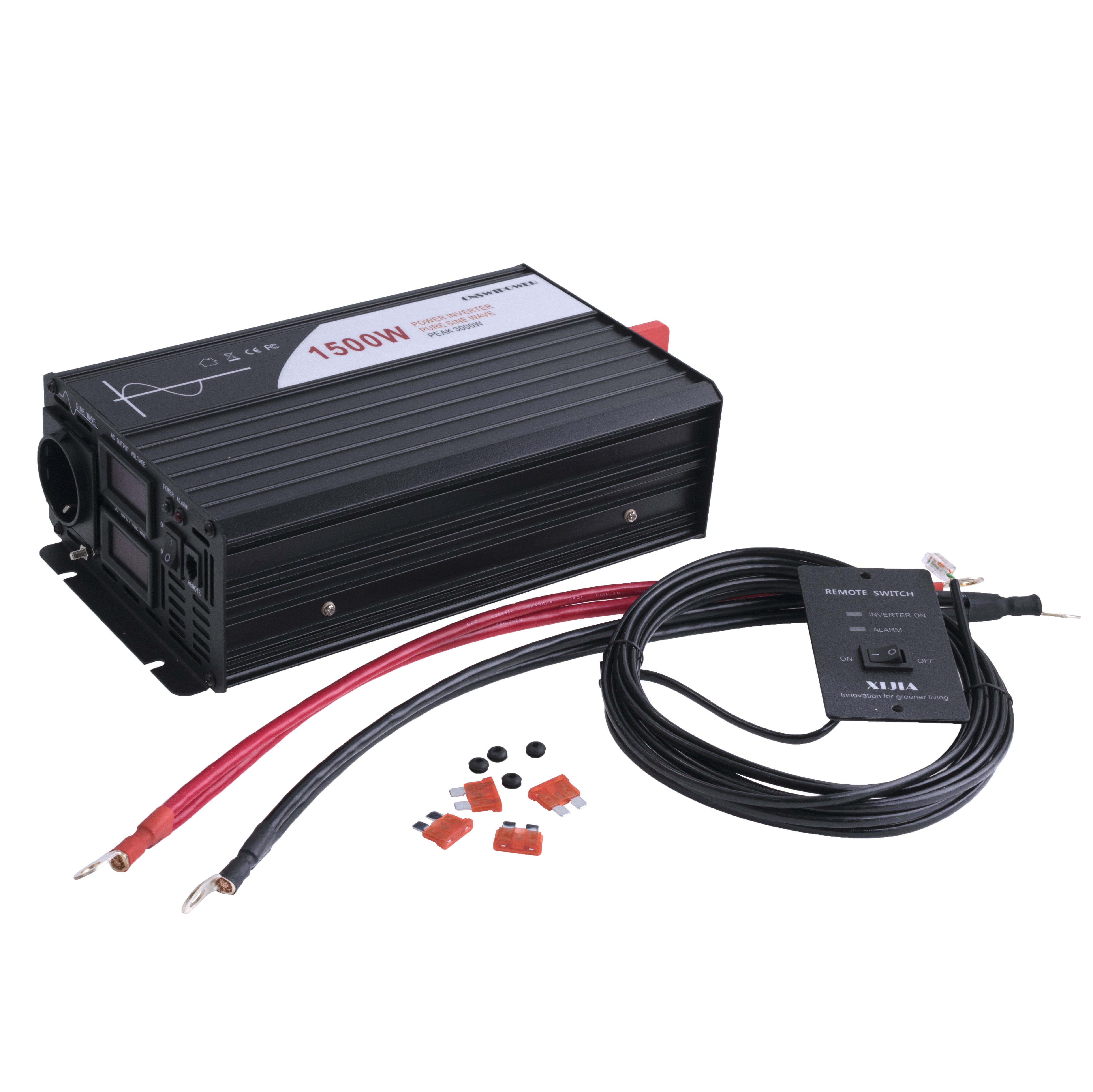 Інвертор 1500W 12V → 230V чиста синусоїда (SP-1500L12V - Swipower)