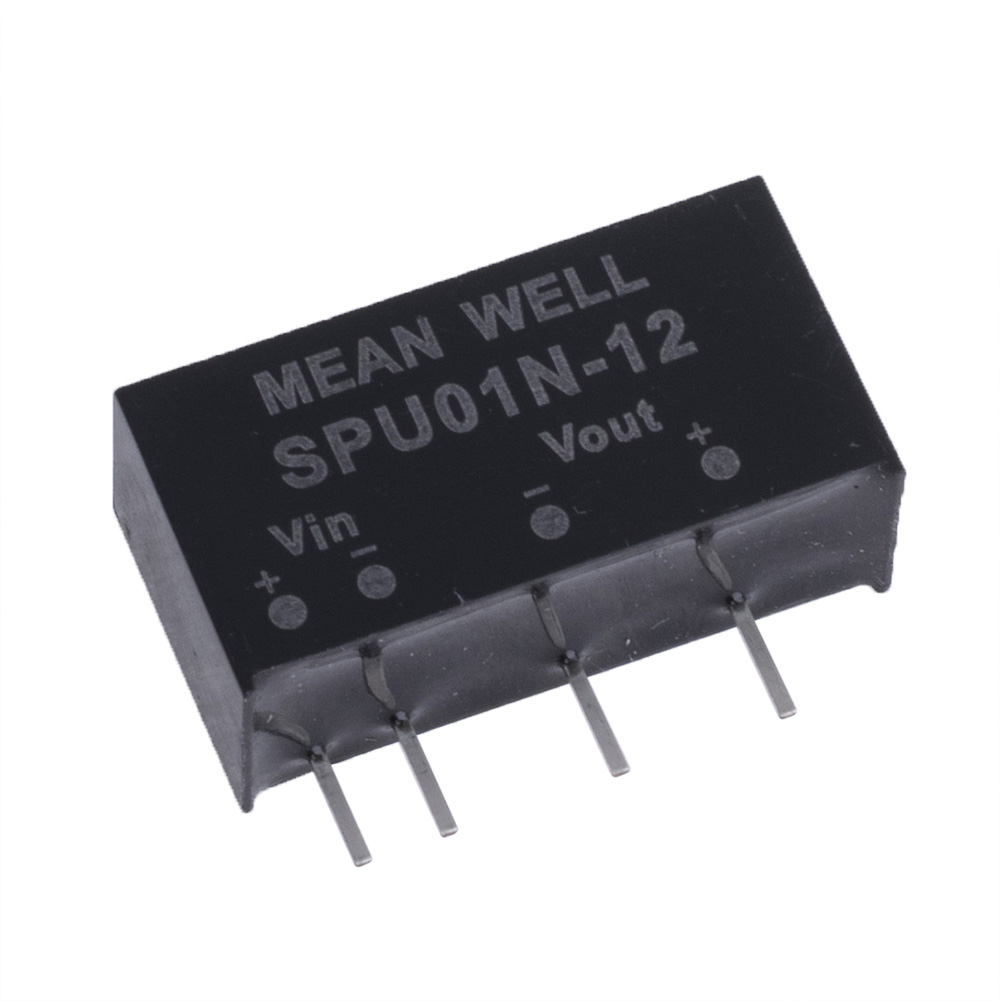 DC/DC перетворювач 1W, MeanWell SPU01N-12