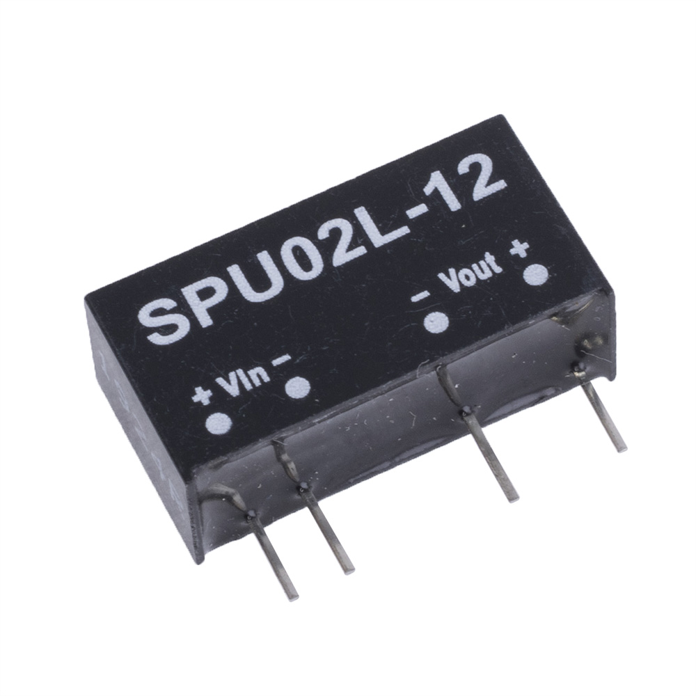 DC/DC перетворювач 2W, MeanWell SPU02L-12