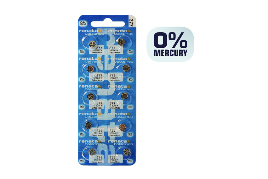Батарейка SR69 оксид срібла 1,55V 1шт. Renata 377/SR626SW за ціною від ...