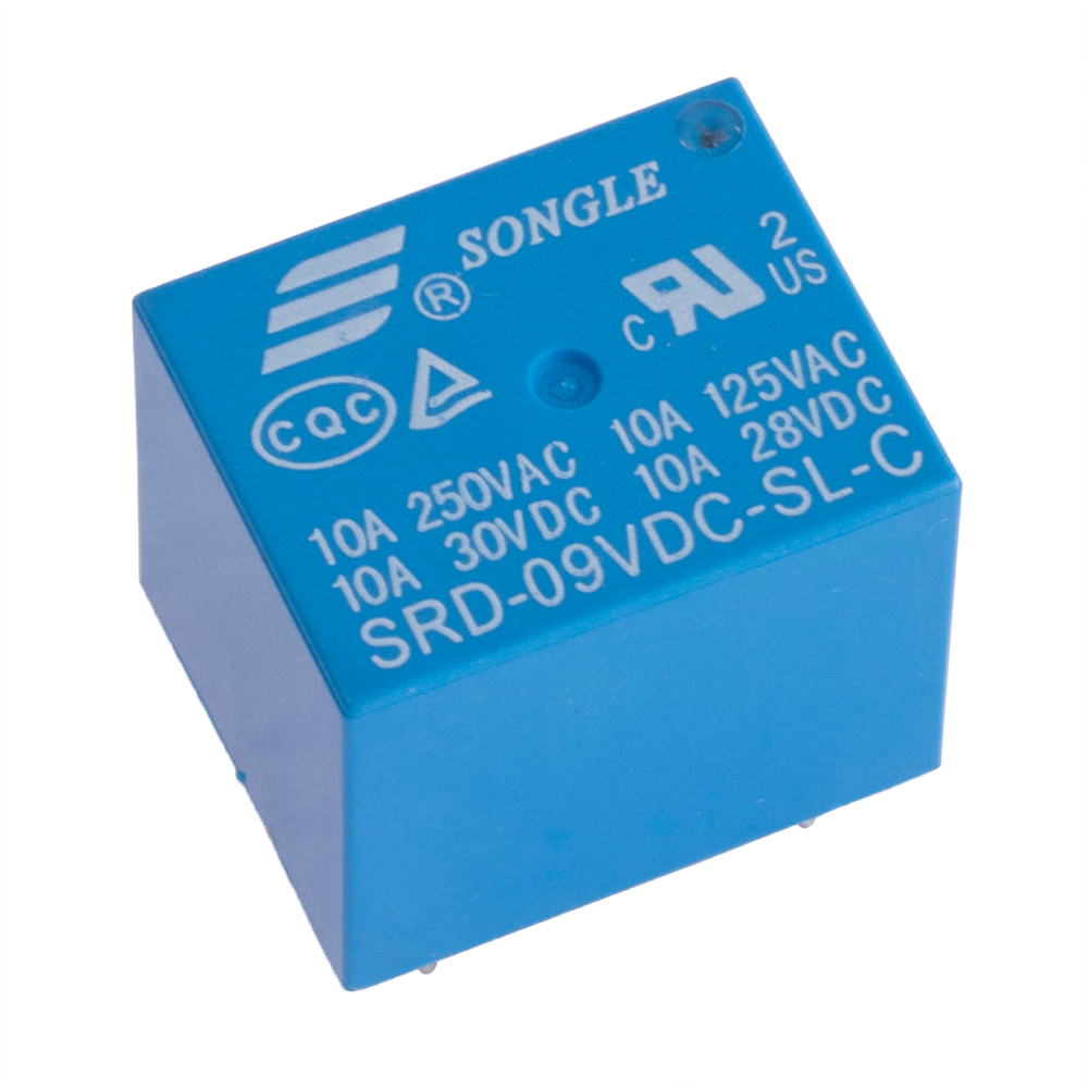 Реле SRD-09VDC-SL-C 5 pins (Songle) Реле SRD-09VDC-SL-C 5 pins (Songle)
