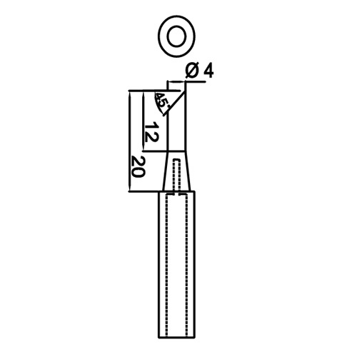 Pro'sKit SS-218-4CF (жало для паяльника)