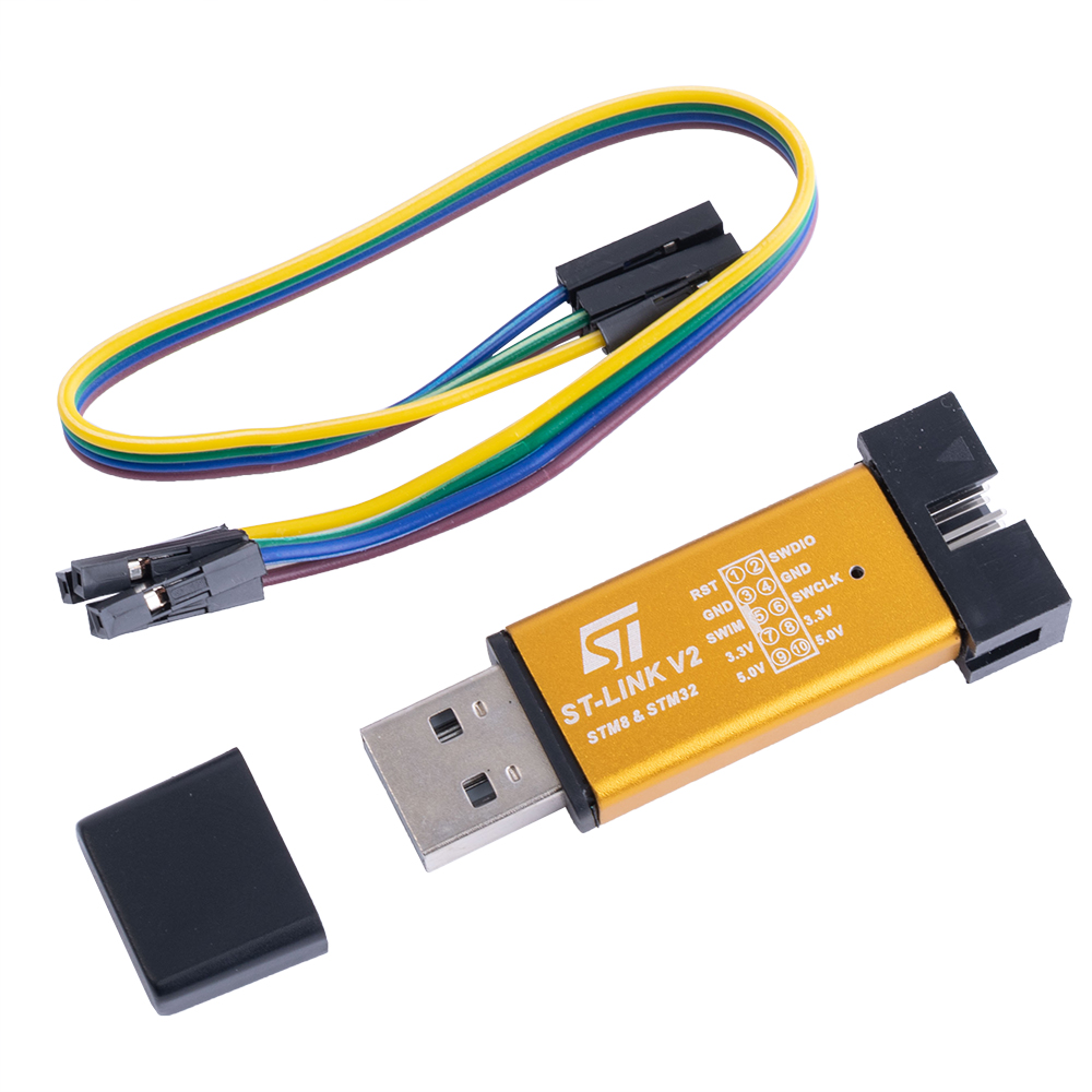 Програматор мікроконтролерів ST-LINK V2 MINI STM8 і STM32