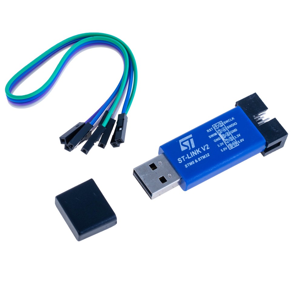 Програматор мікроконтролерів ST-LINK V2 MINI STM8 і STM32