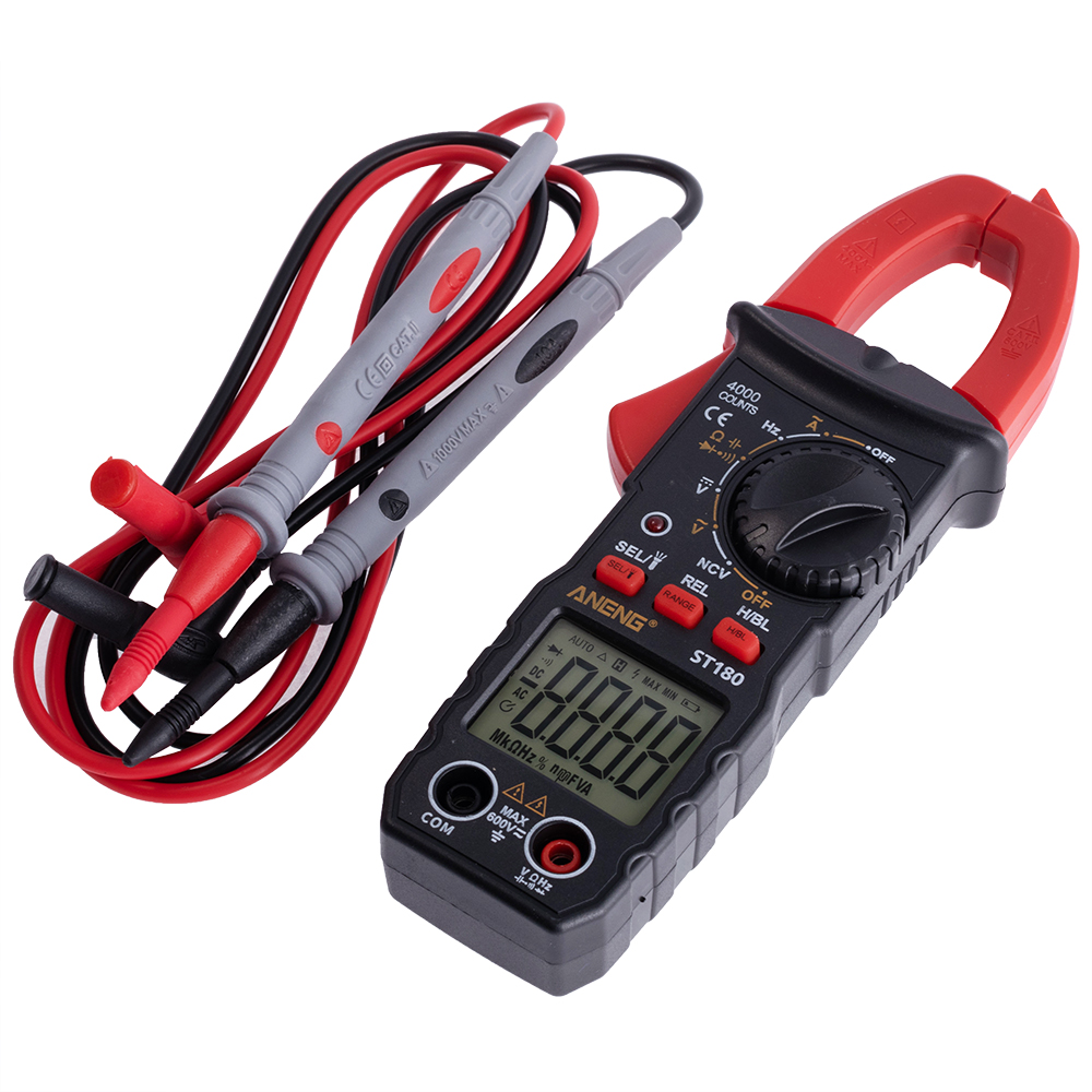 Цифрові струмовимірювальні кліщі ST180 red(box) Цифрові струмовимірювальні кліщі ST180 red(box)