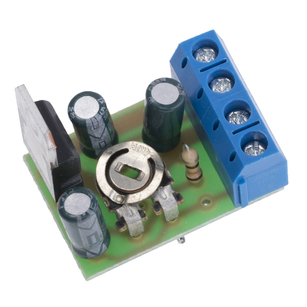 Стабілізатор напруги 1,25-30В, 1.5А на LM 317T з підрядковим резистором