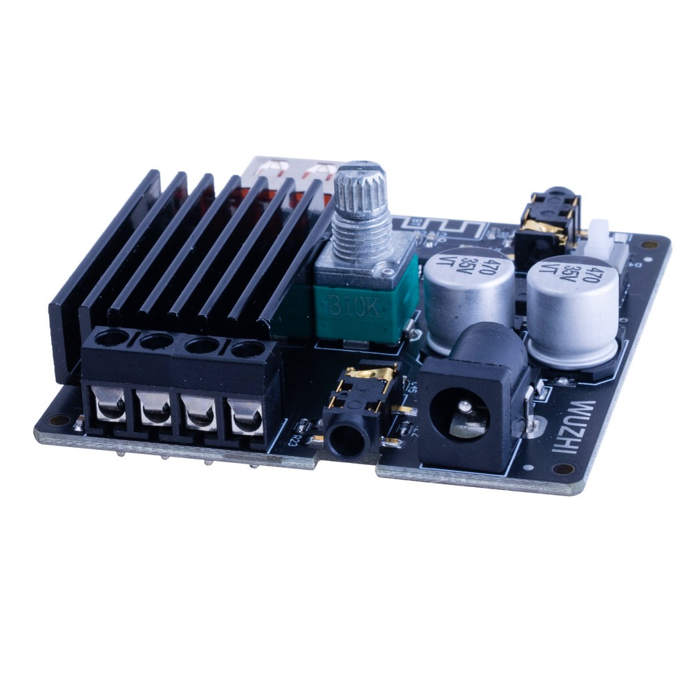Стерео аудіо підсилювач з Bluetouth 5.0, 100W + 100W ZK-1002M