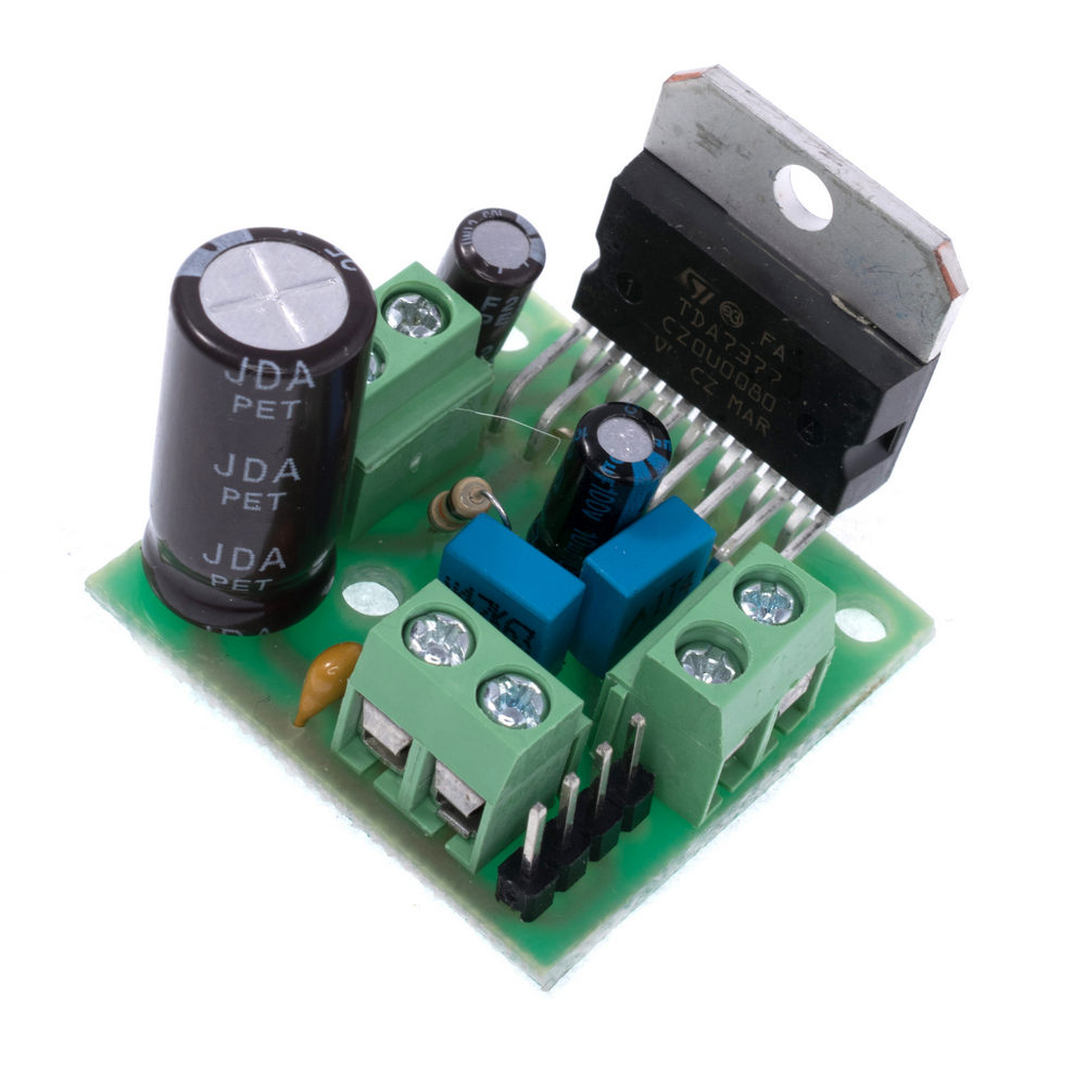 Підсилювач звукових частот (ПЗЧ) стерео ПЗЧ 2X30 Вт на TDA7377