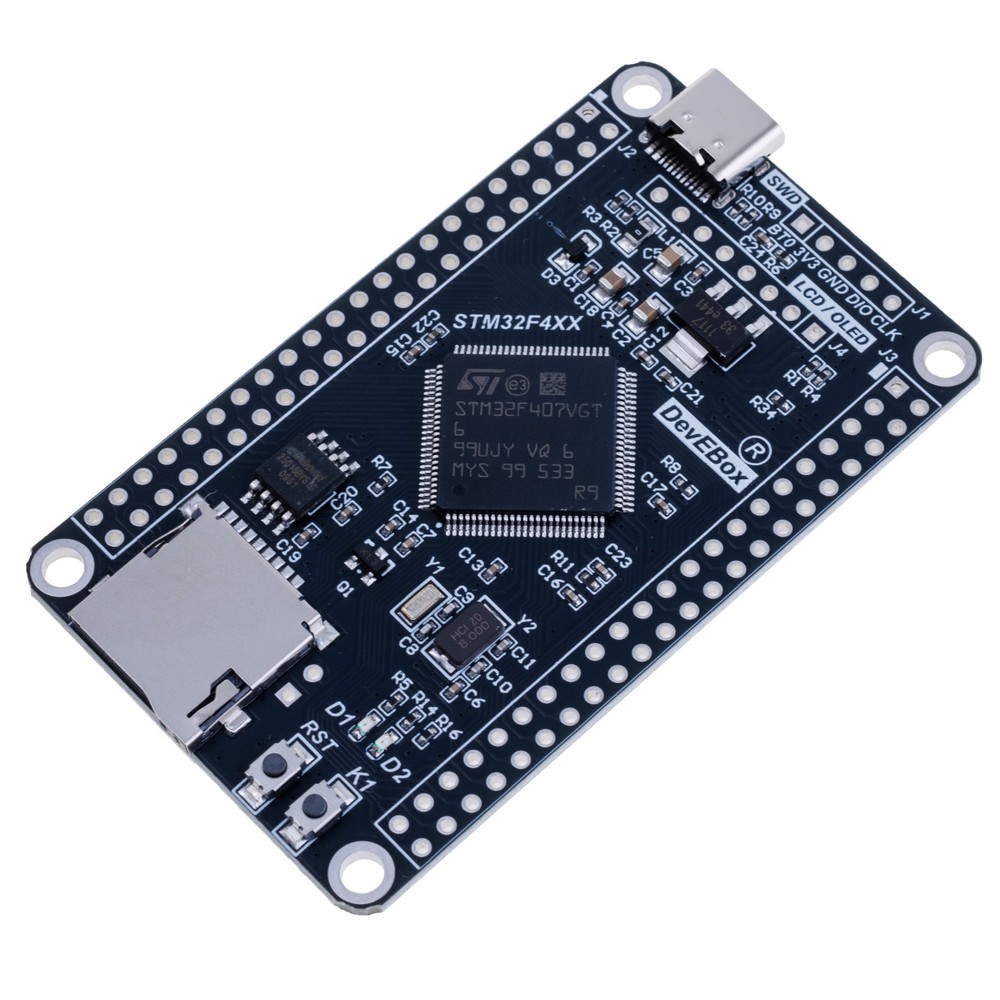 Плата на контролері STM32F407VGT6 Ver:V3.0, USB type-C