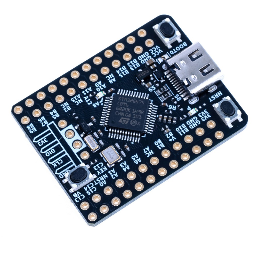 Налагоджувальна плата STM32G474CBT6 (WeAct Studio) Налагоджувальна плата STM32G474CBT6 (WeAct Studio)
