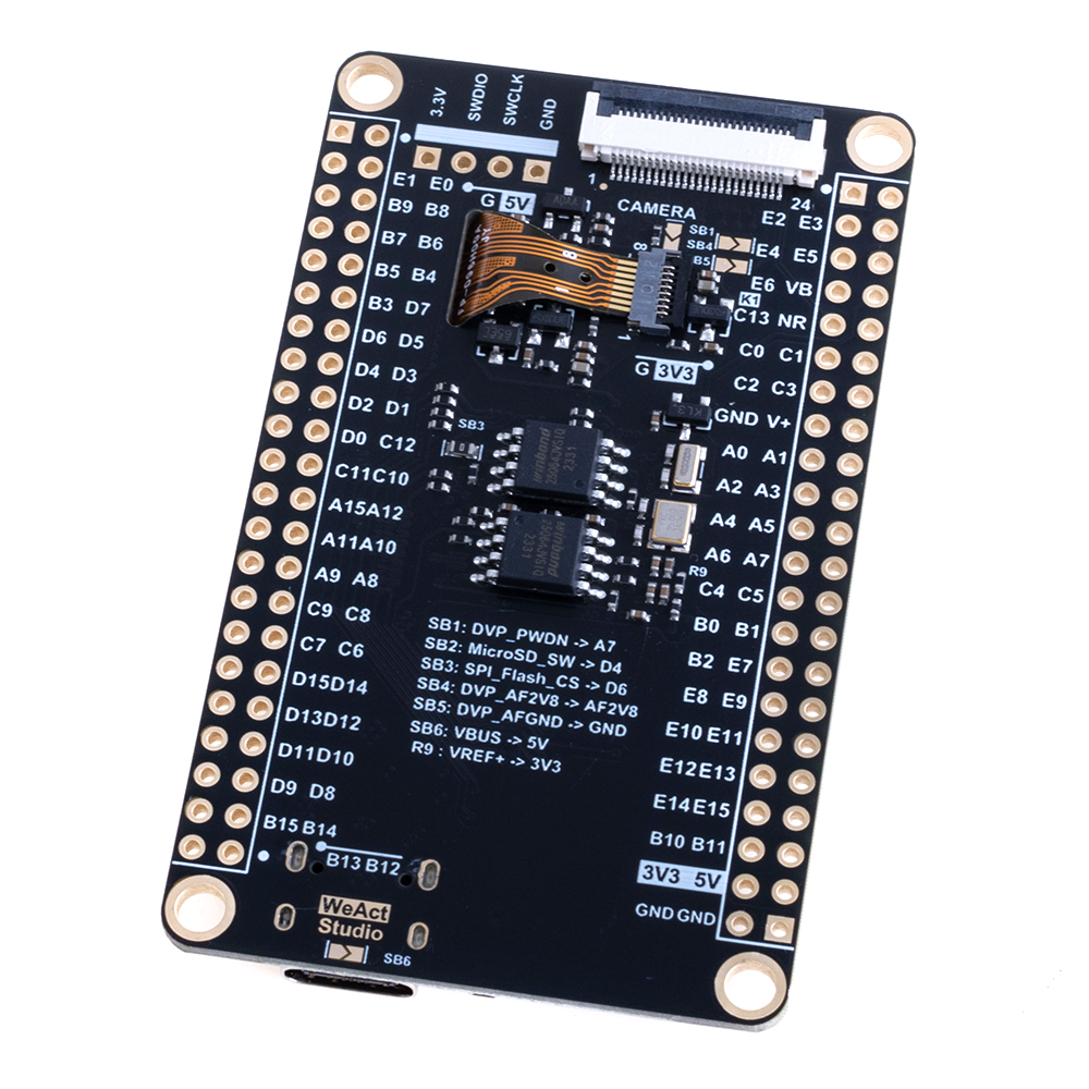 Налагоджувальна плата STM32H723VGT6 з 0.96" LCD (WeAct Studio)