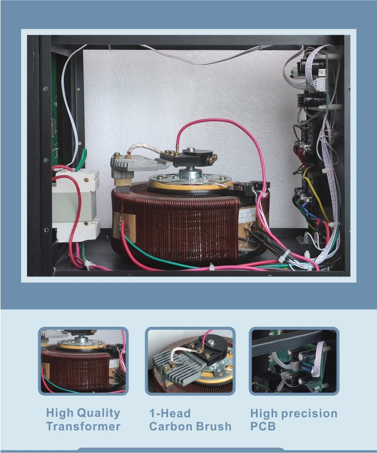 Стабілізатор напруги серво 800Вт SVC-N-1KVA
