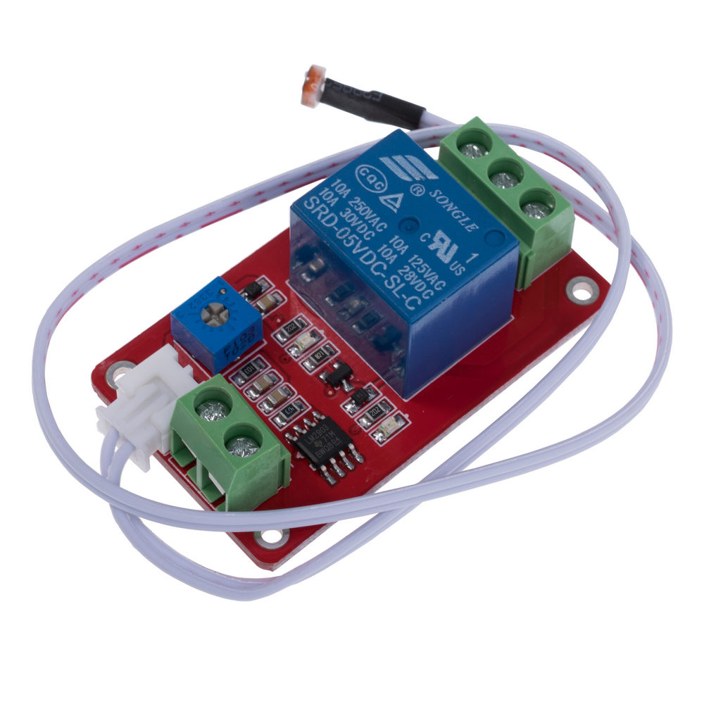 Світловий датчик з реле 5В, LSR light detection sensor 5v 220v ac Led light control photoresistor relay module used sound automotive Світловий датчик з реле 5В, LSR light detection sensor 5v 220v ac Led light control photoresistor relay module used sound automotive