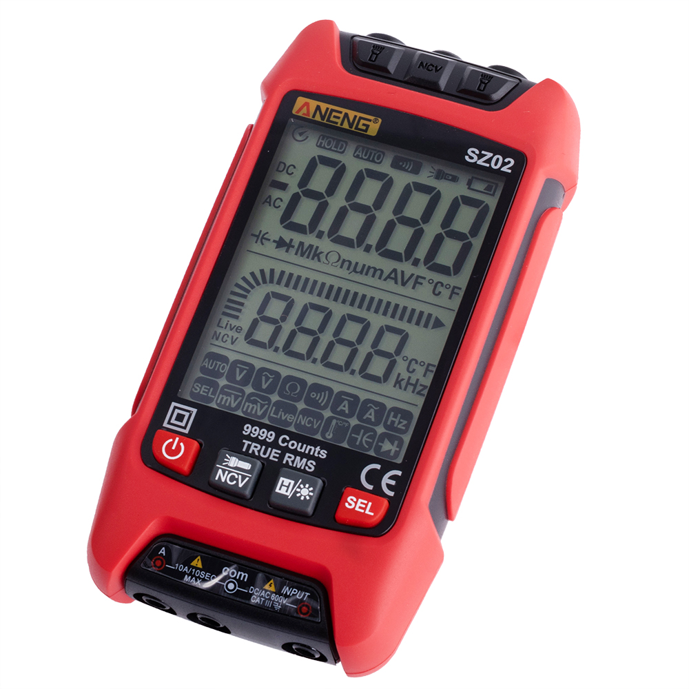 Цифровий мультиметр SZ02 red Pro