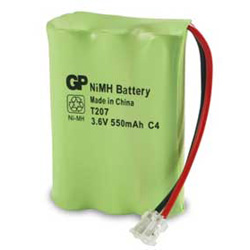 T207- U1  NiMh,  3,6V   550 mAh,  GP, акумулятор