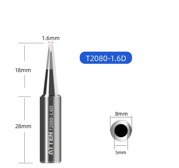 ATTEN T2080-1.6D (жало для паяльника)