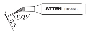 ATTEN T900-0.5IS (жало для паяльника)