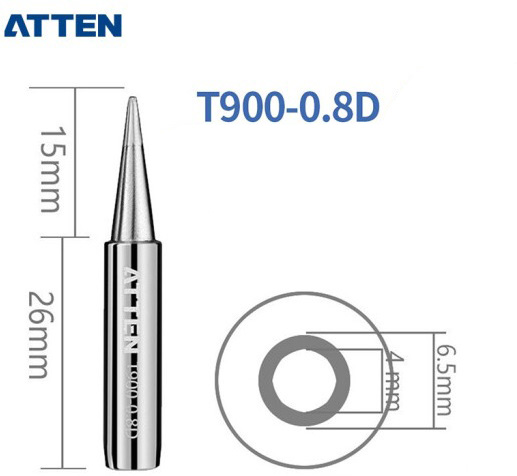 ATTEN T900-0.8D (жало для паяльника)