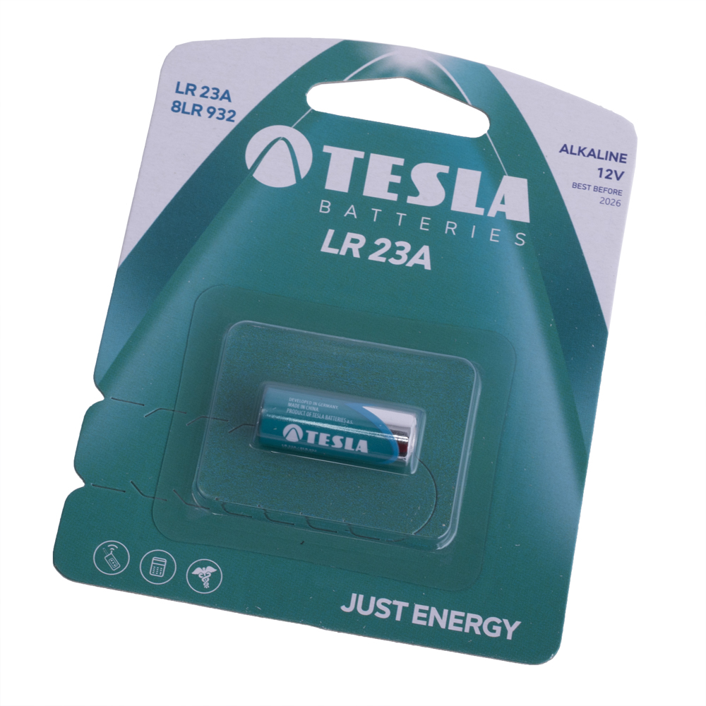 Батарейка A23 лужна 12V 1шт. Tesla 23A Батарейка A23 лужна 12V 1шт. Tesla 23A