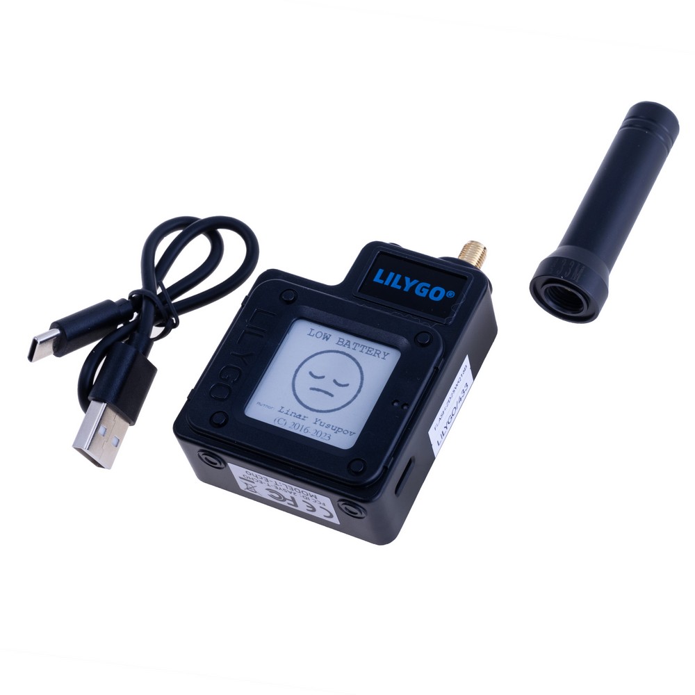 LILYGO® TTGO SoftRF T-Echo NRF52840 433MHz Black LILYGO® TTGO SoftRF T-Echo NRF52840 433MHz Black