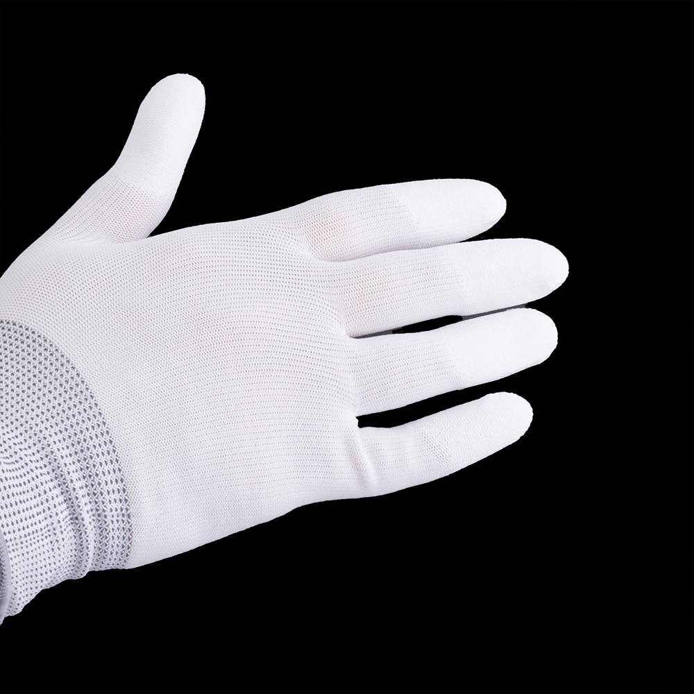 Антистатичні рукавички Top PU Coated Nylon Gloves size: L white