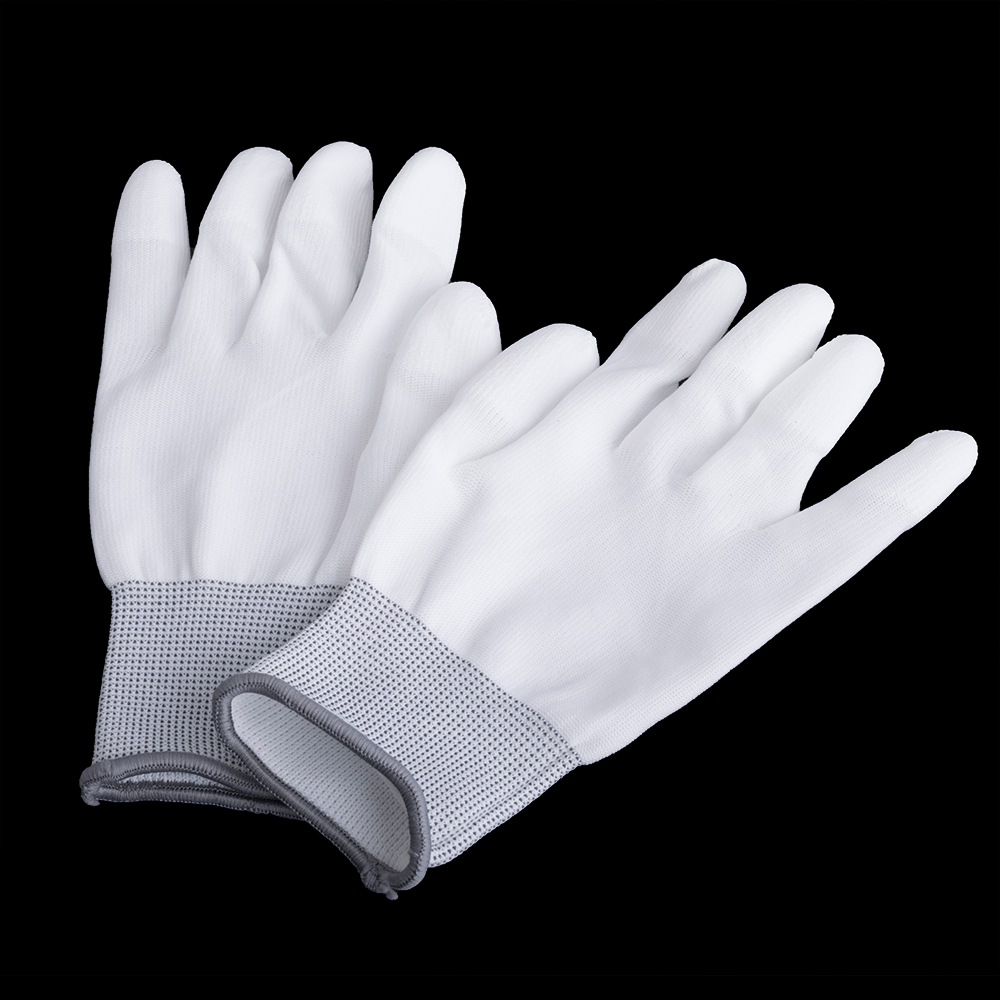 Антистатичні рукавички Top PU Coated Nylon Gloves size: L white