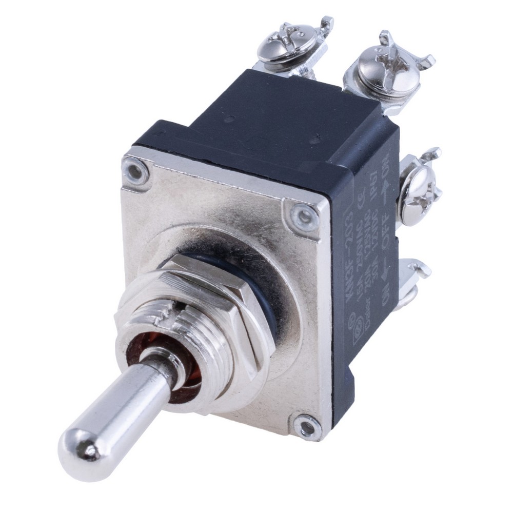 Тумблер 6 контактів ON-OFF-ON KN3F-203