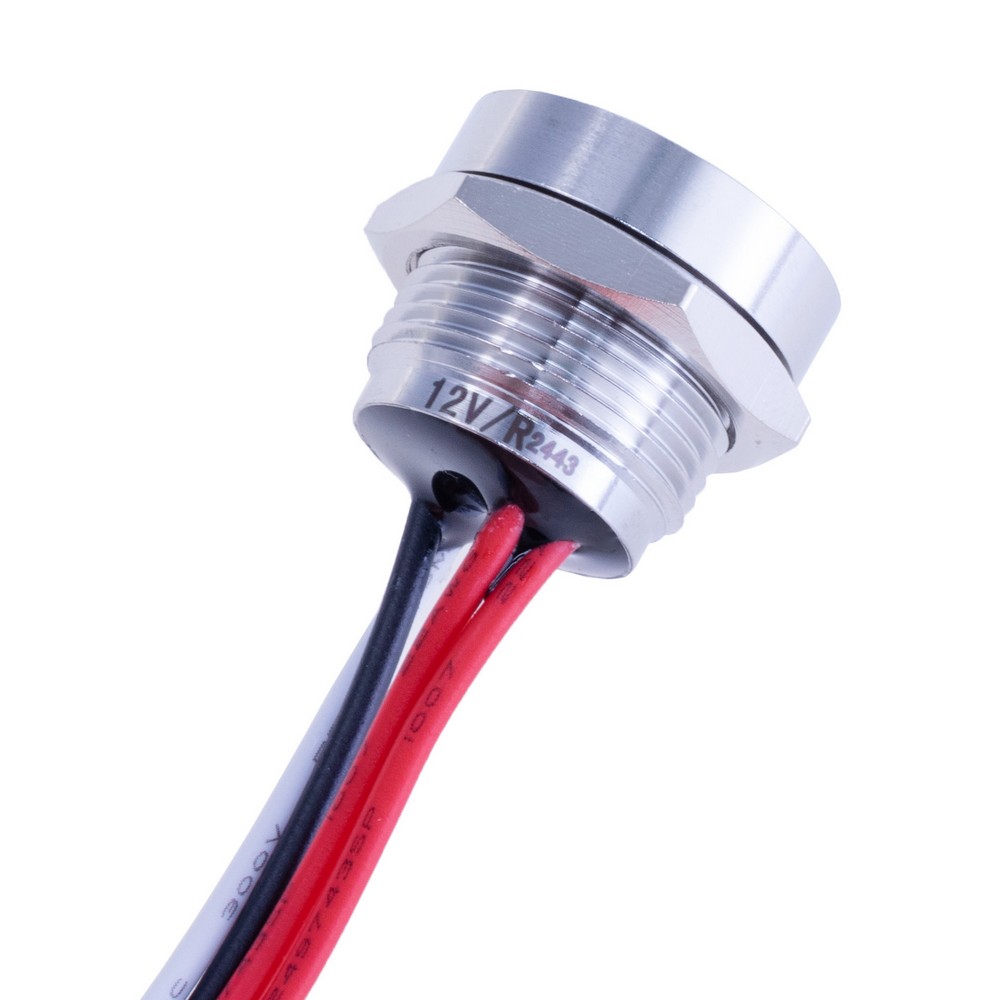 Кнопка антивандальна TS16F-10E RED 12VDC