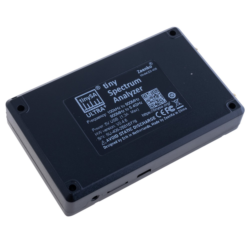 Аналізатор спектру tinySA ULTRA PLUS ZS-406 900MHz-5,3GHz (Zeenko)