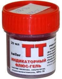Флюс-гель паяльний TT (баночка 20 мл.) (Keller) індикаторний (Прострочений) Флюс-гель паяльний TT (баночка 20 мл.) (Keller) індикаторний (Прострочений)