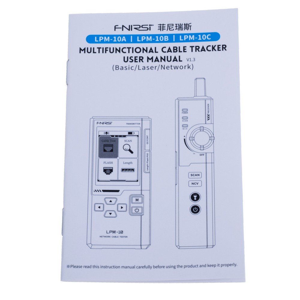 Тестер витої пари LPM-10A (FNIRSI)