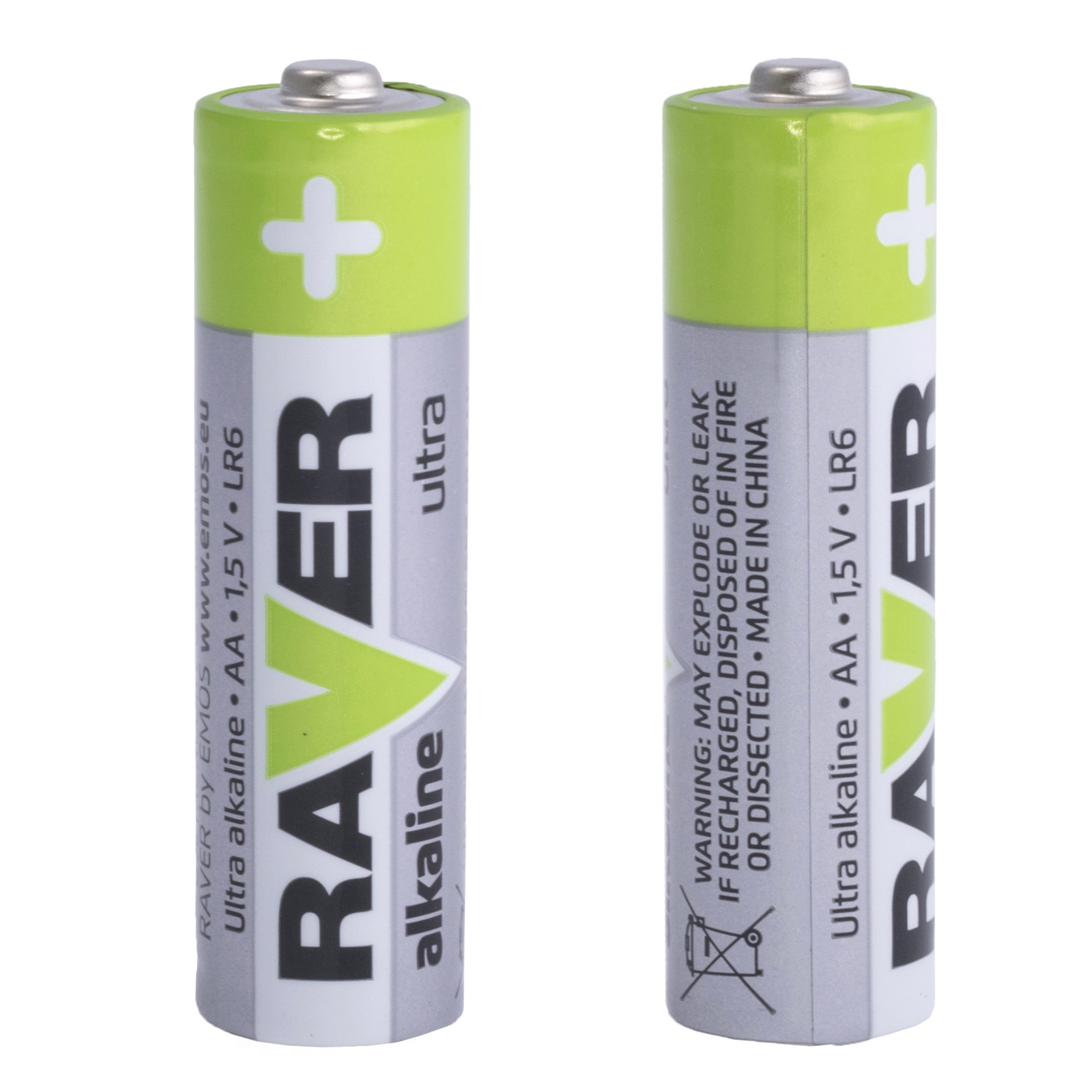 Батарейка AA лужна 1,5V 1шт. RAVER Ultra Alkaline B79218