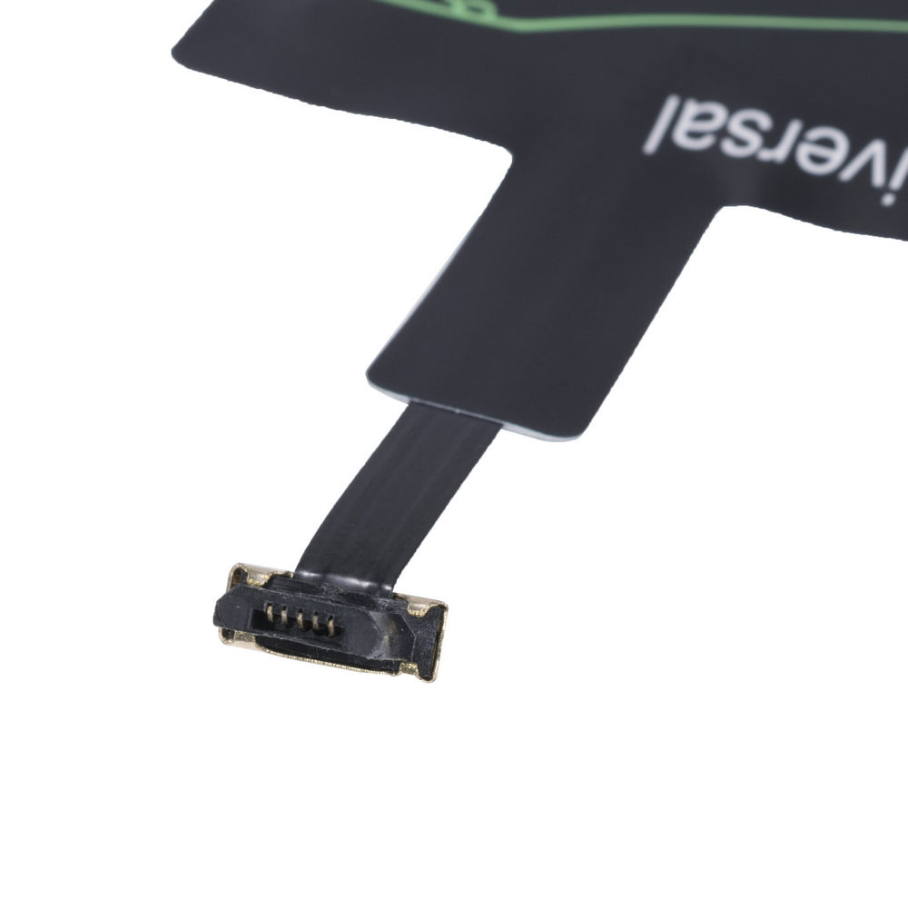 Універсальний ресивер для безконтактної зарядки телефону [Micro USB] 5V/1A (68,4x49mm, positive)